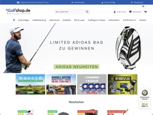 Screenshot Golfshop.de Website