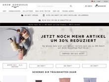 Screenshot Grow Gorgeous Website