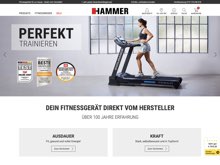 Screenshot Hammer Website