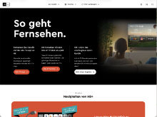 Screenshot HDPlus Website