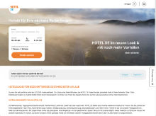 Screenshot hotel.de Website