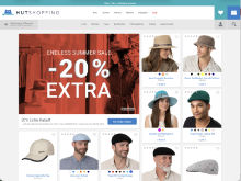 Screenshot Hutshopping Website