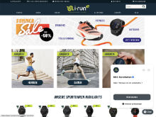 Screenshot i-Run Website