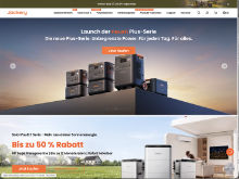 Screenshot Jackery Website