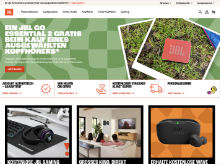 Screenshot JBL Website
