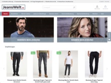Screenshot Jeanswelt Website