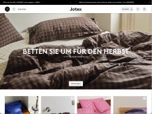 Screenshot Jotex Website