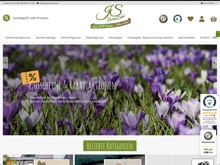 Screenshot JS GartenDeko Website