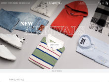 Screenshot Just4Men Website