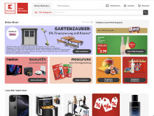 Screenshot Kaufland Website