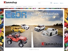 Screenshot Klemmshop Website