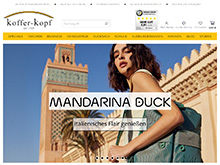 Screenshot Koffer-Kopf Website