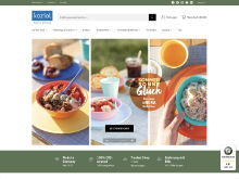 Screenshot Koziol Website