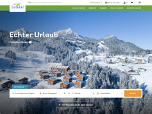 Screenshot Landal Website