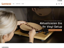 Screenshot Lenco Website