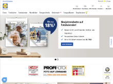 Screenshot Lidl Fotos Website