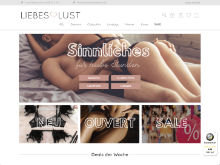Screenshot Liebeslust Website