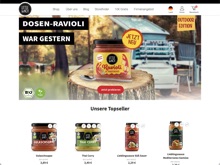 Screenshot Little Lunch Website