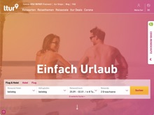 Screenshot ltur Website