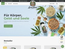 Screenshot Lucky Hemp Website