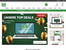 Screenshot Marktkauf Website