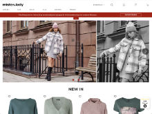 Screenshot Mister Lady Website