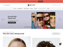 Screenshot Mister Spex Website