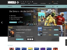 Screenshot mmoga Website