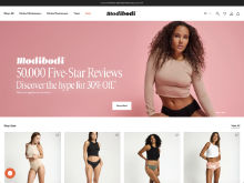 Screenshot Modibodi Website