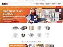 Screenshot Möbel Kraft Website