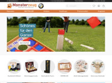 Screenshot Monsterzeug Website