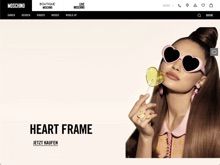 Screenshot Moschino Website