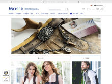 Screenshot Moser Website