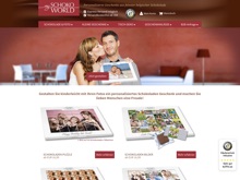 Screenshot my Schoko World Website
