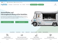 Screenshot myfolie Website