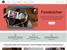 Screenshot myFUJIFILM Website