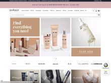 Screenshot Nice Beauty Website