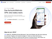 Screenshot NordVPN Website