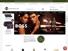 Screenshot Parfuemerie.de Website