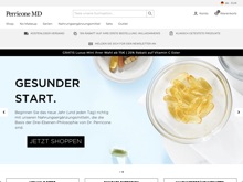 Screenshot Perricone MD Website