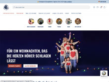 Screenshot Petit Bateau Website