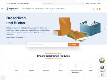 Screenshot Pinguin Druck Website