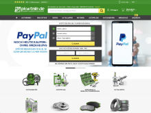 Screenshot pkwteile.de Website