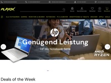 Screenshot Playox Website