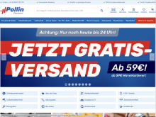 Screenshot Pollin Electronic Website
