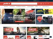 Screenshot Polo Motorrad Website