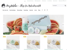 Screenshot PonyHütchen Website