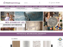Screenshot Profitapeten.de Website