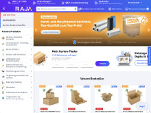 Screenshot RAJA Website