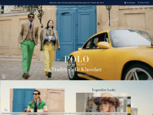 Screenshot Ralph Lauren Website